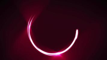 Abstract Light Stroke Circle Animation video