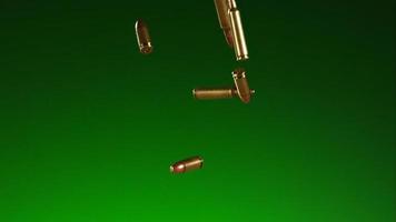 Kugeln fallen und springen in Ultra-Zeitlupe (1.500 fps) auf eine reflektierende Oberfläche - Kugeln Phantom 032 video