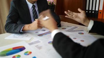 Angry boss dissatisfied with bad com result. video