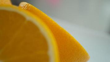 Sliced fresh orange 