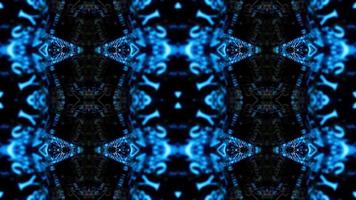 Ein Kaleidoskop mit symmetrischer Technologie reflektiert und dreht sich