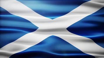 Scotland Flag Loop video