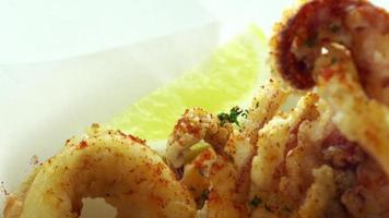 Fried Calamari Squid video