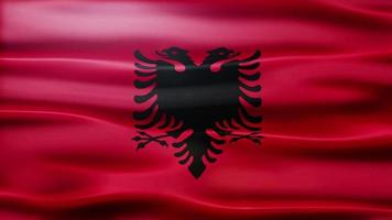 Albanien Flag Schleife video