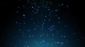 Fondo de partículas de luz brillante abstracto video