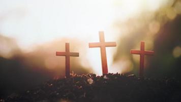 Three Christian Crosses