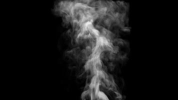 Smoke on a black background video