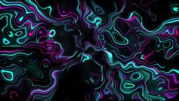 Abstract Animation Green, Blue, and Pink Neon Color video