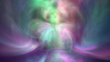 formas de luz fractal ondulam e brilham video