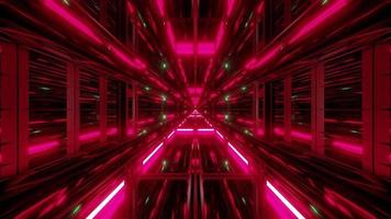 futuristisk sci-fi glastunnel