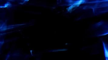 Flashing abstract blue shiny blurry lights video