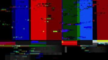 TV Color Bars with a Digital Malfunction video