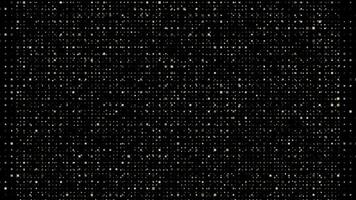 Moving camera through gold particles square pattern  video