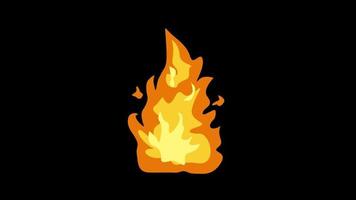 2d Fire Animation Stock Video Footage for Free Download