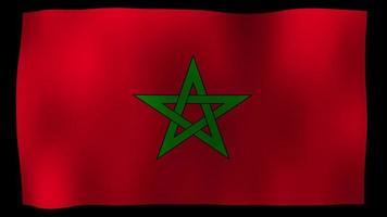 Morocco Flag Stock Video Footage for Free Download Morocco Flag Stock Video Footage for Free Download