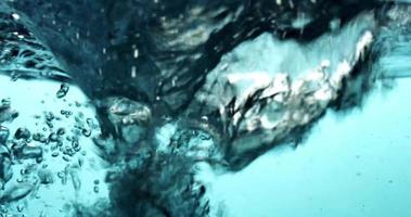 Gushing Water Disturbs Water's Surface video