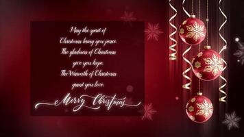 enfeites de natal 4k looping background template 04 motion_graphic