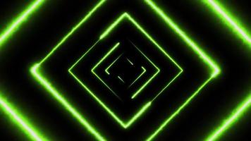 Abstract Digital Background Neon Maze Seamless Loop