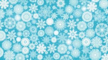 Seamless Loop Of Christmas Snowflakes Background video