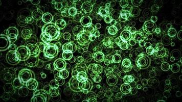 Seamless Abstract Glow Circles Background video