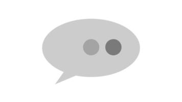 Social Netcom Speech Bubble icons With Dots