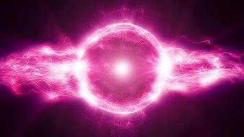 boucle de fond de plasma d'énergie abstraite