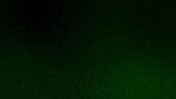 nebulosa espacial luz das estrelas em movimento de partícula verde na galáxia video