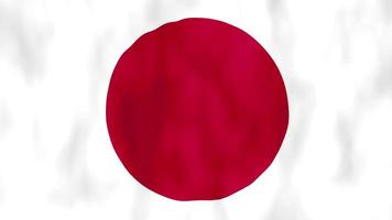 japanse vlag animatie video