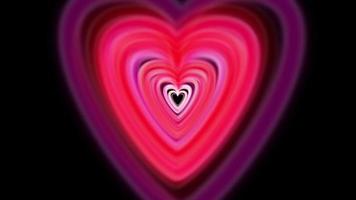 bucle de animación de amor del día de san valentín video