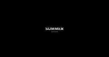 filmische Sommersaison Titel Video Vorlage