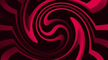 Glowing red stripes wave lines abstract background video