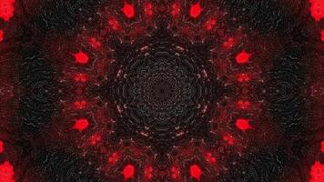 Mysterious Dark Background And Glowing Red Light video