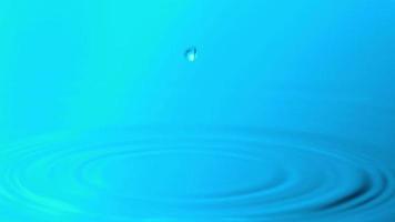 A drop of water causing ripples video