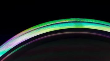 Soap Bubble With Colorful Texture video