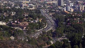 Traffic in Hollywood 4K video