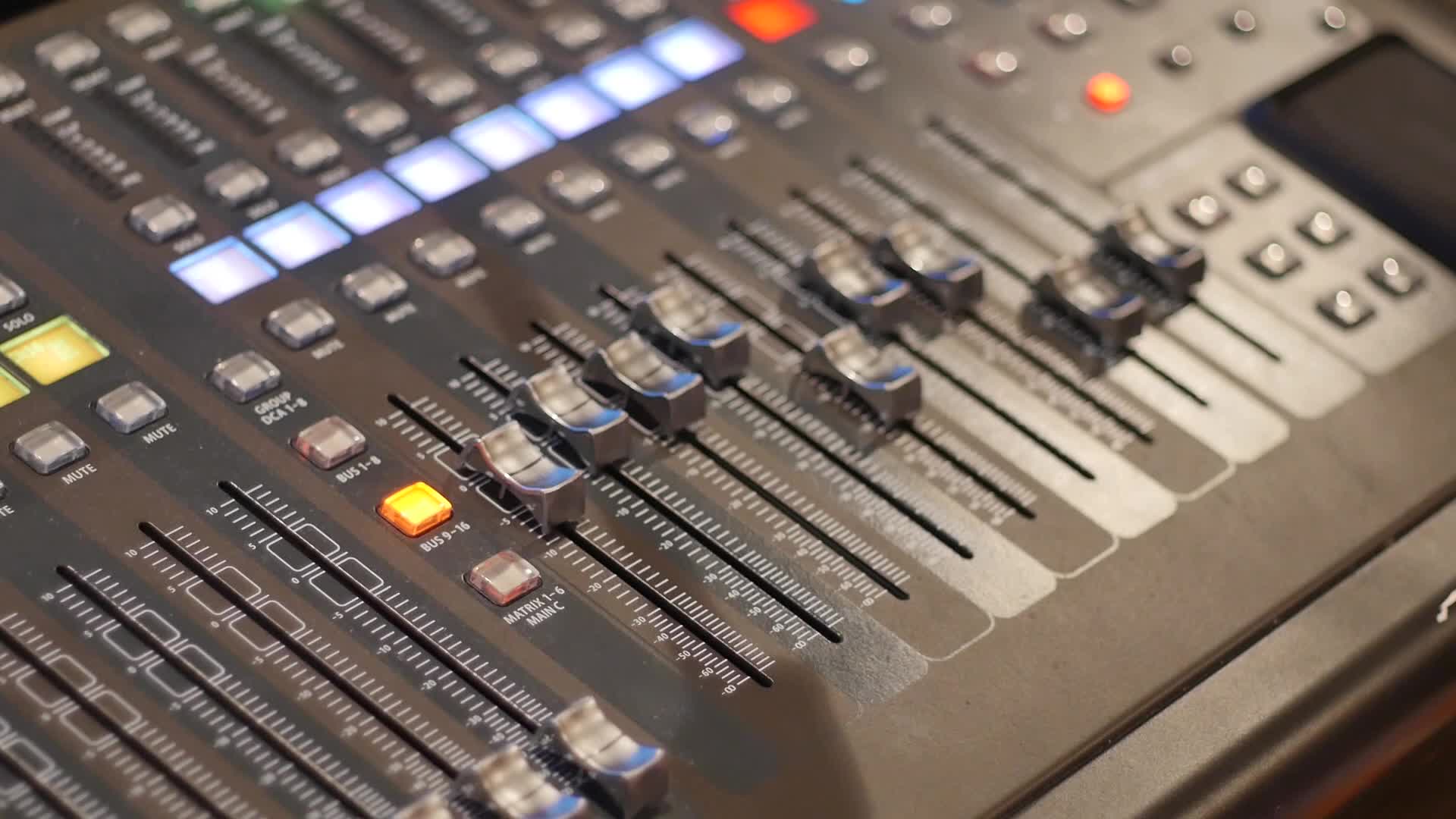 barras de fader que se ajustan a mano hd 1797974 Vídeo de stock en Vecteezy