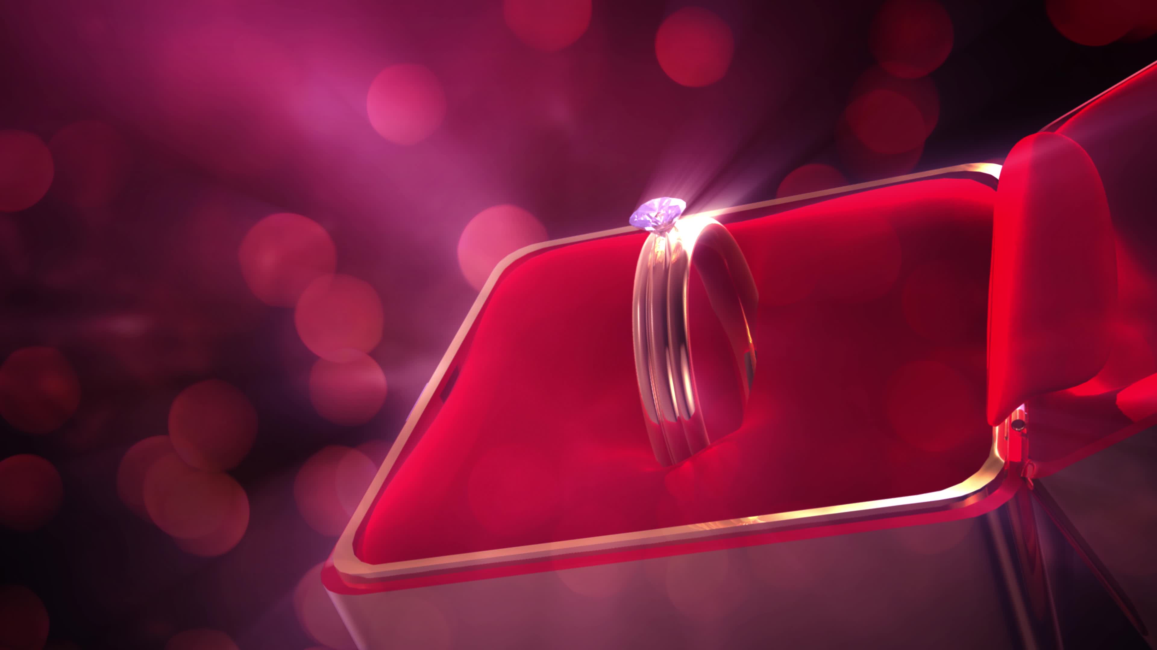 Diamond Ring 4K Wedding Background 1798002 Stock Video at Vecteezy