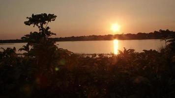 Florida Sonnenuntergang auf dem Wasser video