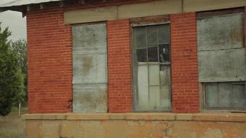 edificio abandonado de ladrillo video