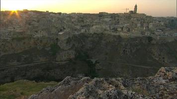 panoramica della città italiana video