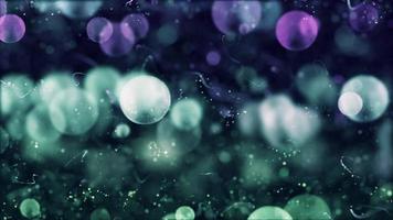 Shades of Blue Bubbles 4K Motion Background video