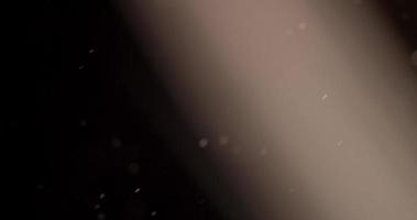 zachte deeltjes die naar rechts bewegen op een zwart-witte achtergrond in 4k video