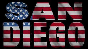 usa flagga med san diego mask video