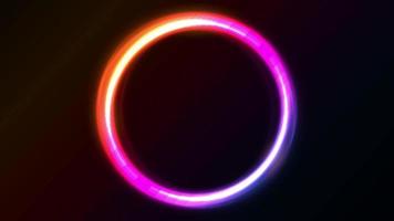 Abstract Shiny Light Circles Animation video