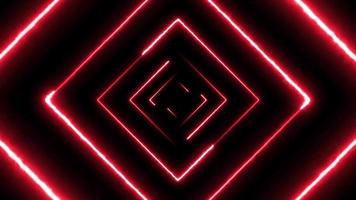 Abstract Digital Background Neon Maze Seamless Loop