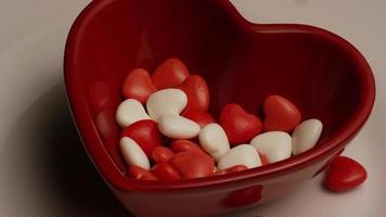 Rotating stock footage shot of Valentine's Day candy - VALENTINES 019 video