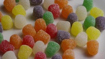 roterend schot van suikergoed - candy gumdrops 027