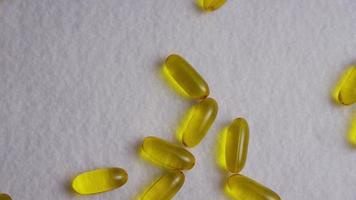 Rotating stock footage shot of vitamins and pills - VITAMINS 0054 video