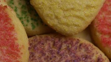 Cinematic, Rotating Shot of Cookies on a Plate - COOKIES 300 video