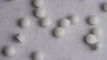 Rotating stock footage shot of vitamins and pills - VITAMINS 0084 video